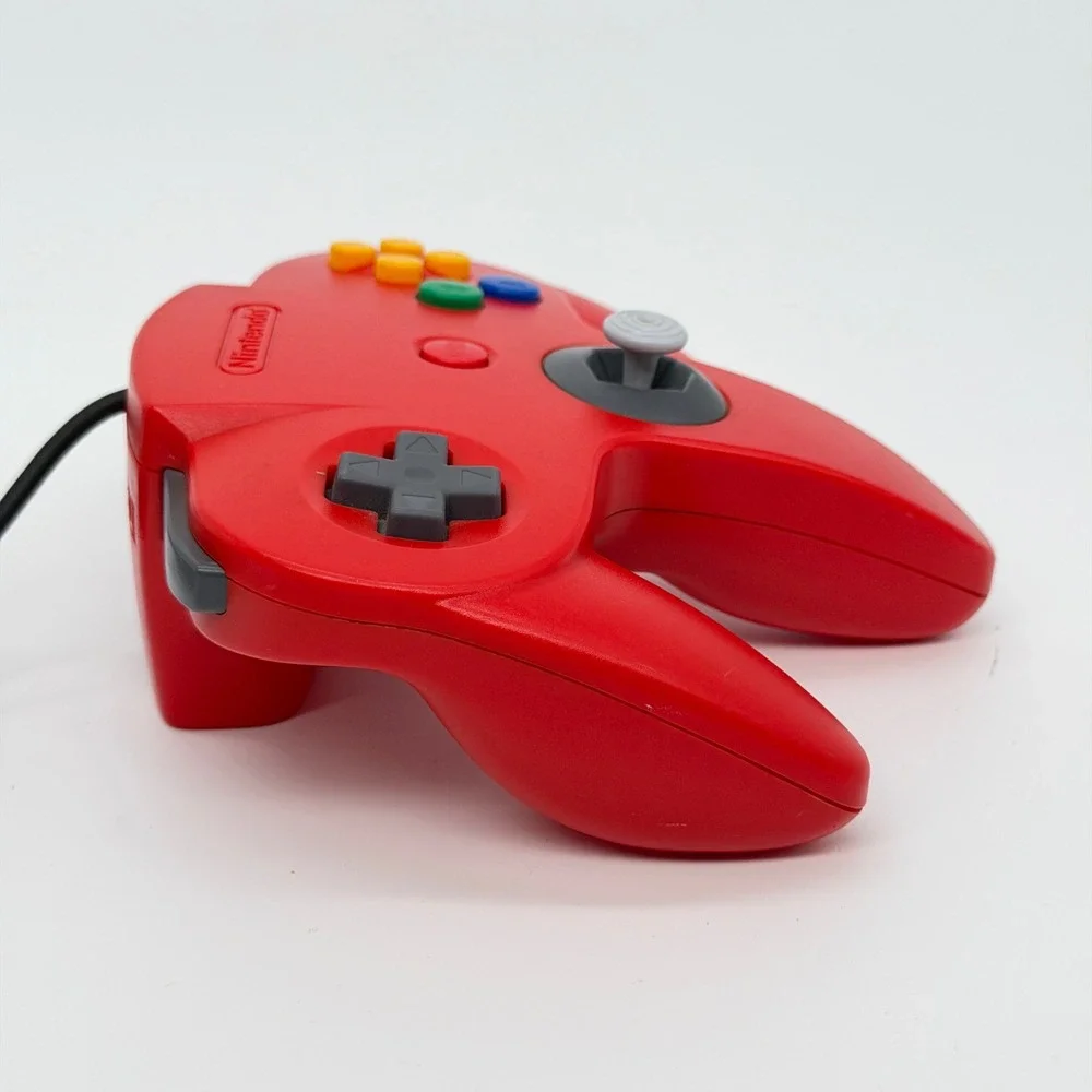 Nintendo 64 N64 Controllers OEM Grey & Red Bundle NUS-005 Authentic Vintage